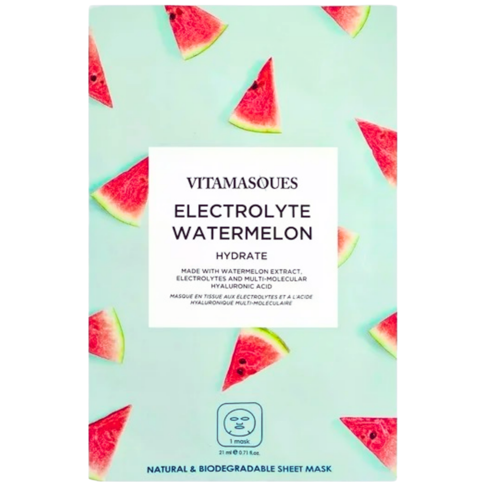 Vitamasques Electrolyte Watermelon Face Sheet Mask