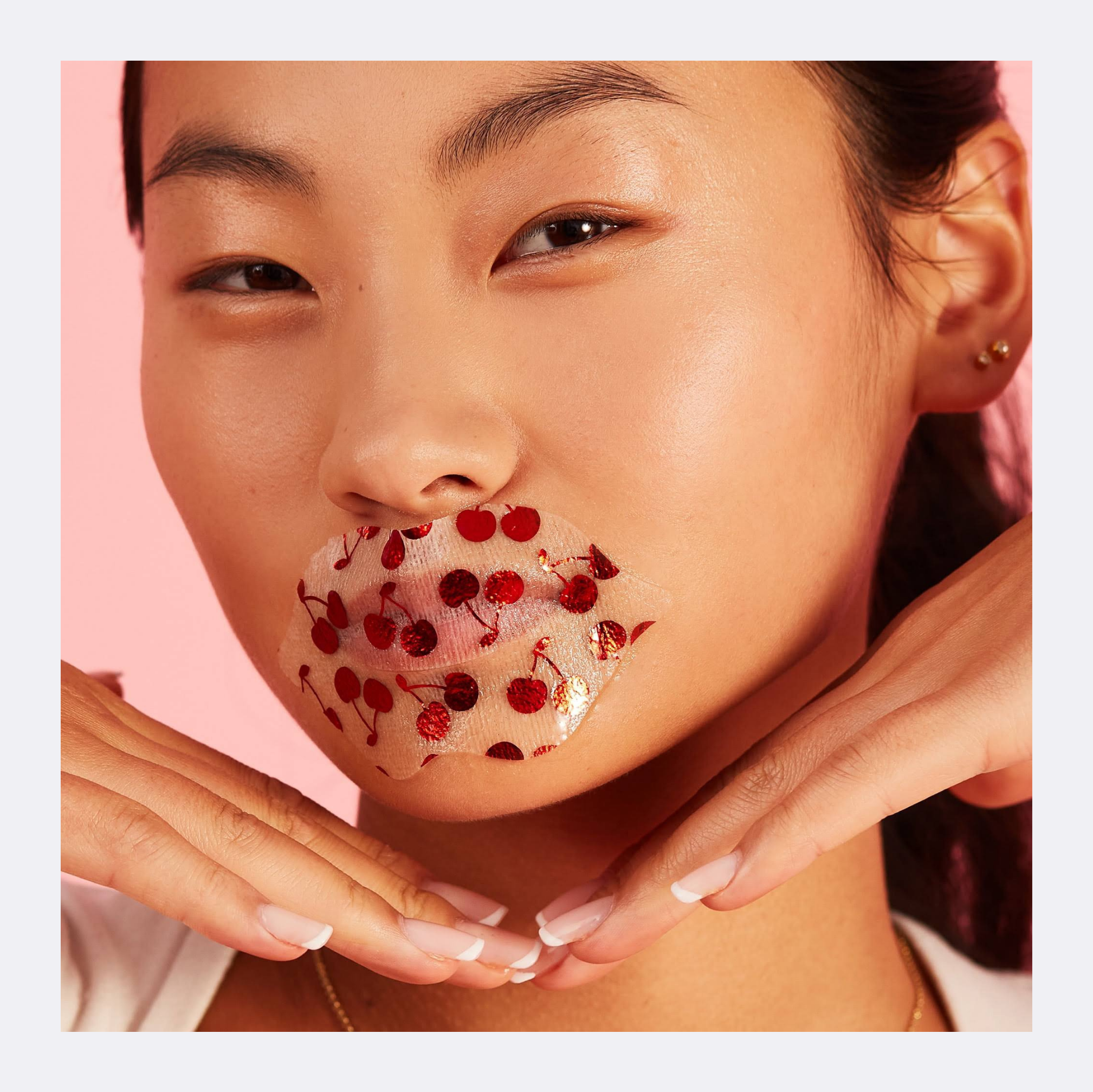 Vitamasques Cherry Vegan Collagen Lip Mask Nourish & Plump for Fuller Lips