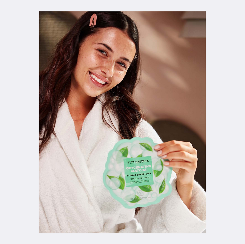 Oxygenating Matcha Bubble Face Mask