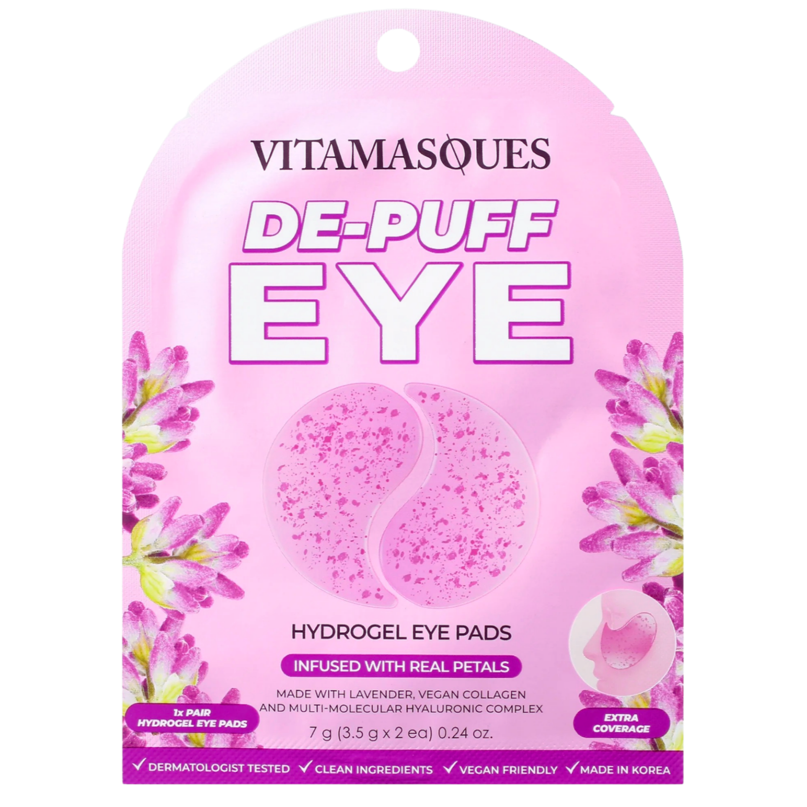 Vitamasques De- Puff Hydrogel Eye Pads