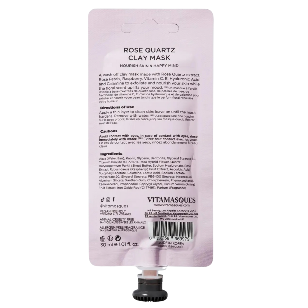 Vitamasques Clay Mask, Rose Quartz